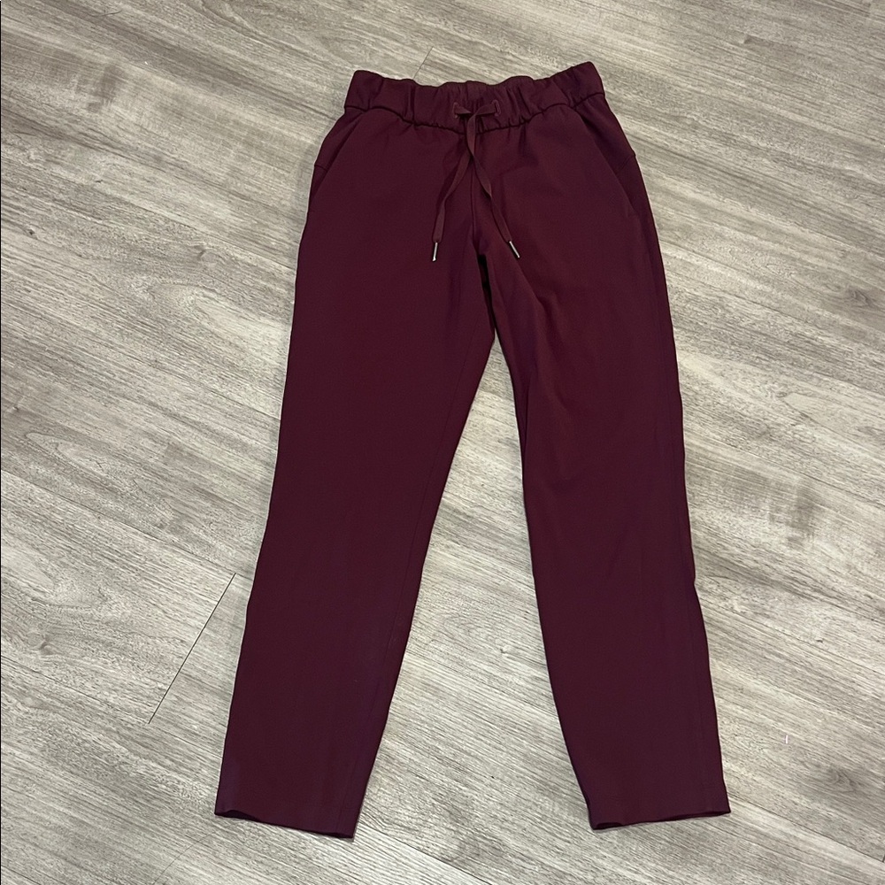 lululemon athletica Burgundy Track Pants